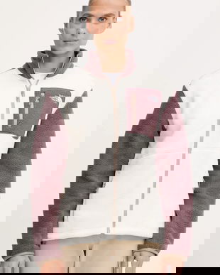 The North Face hanorac în aer liber Yumiori culoarea alb, cu model, NF0A8E88EWO1