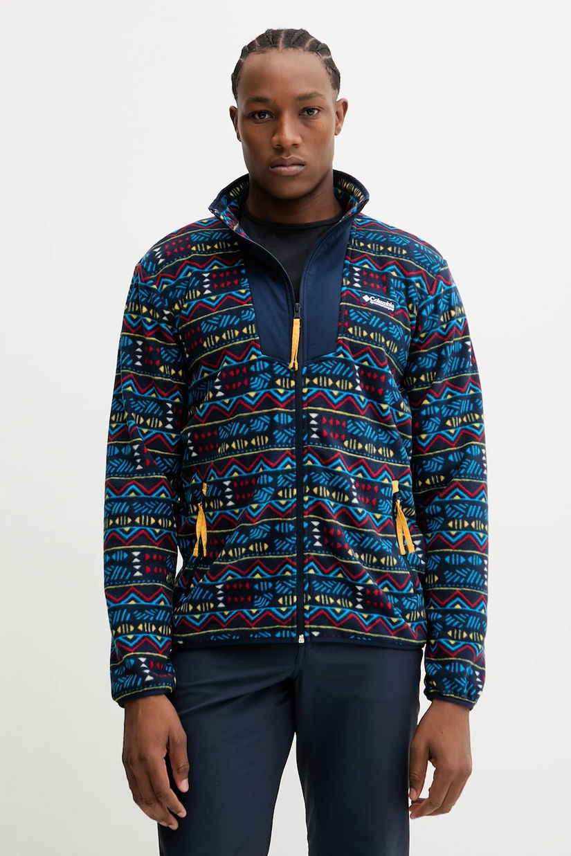 Columbia hanorac în aer liber Sequoia Grove culoarea bleumarin, cu model, 2135511