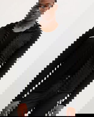 Mammut hanorac în aer liber Aenergy Light culoarea negru, cu glugă, uni, 1014.05541