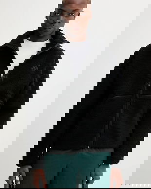 adidas hanorac fleece City Tech culoarea negru, uni, KB1197