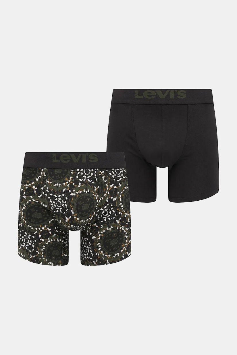 Levi's boxeri 2-pack culoarea verde, 37149-1207