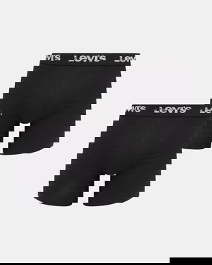 Levi's boxeri 2-pack culoarea negru, 37149-1191