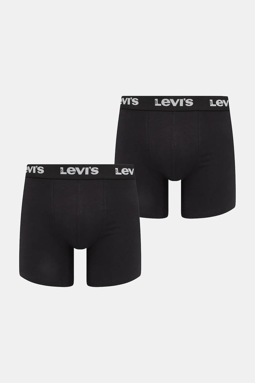Levi's boxeri 2-pack culoarea negru, 37149-1191