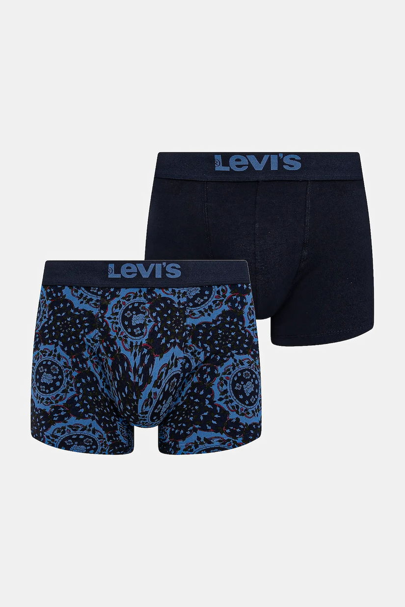 Levi's boxeri 2-pack culoarea bleumarin, 37149-1206