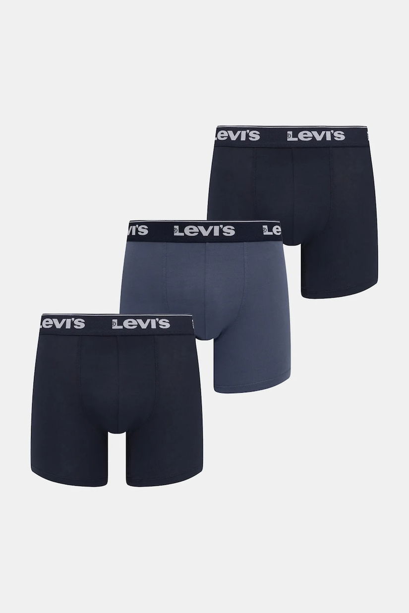 Levi's boxeri 3-pack culoarea bleumarin, 37149-1200