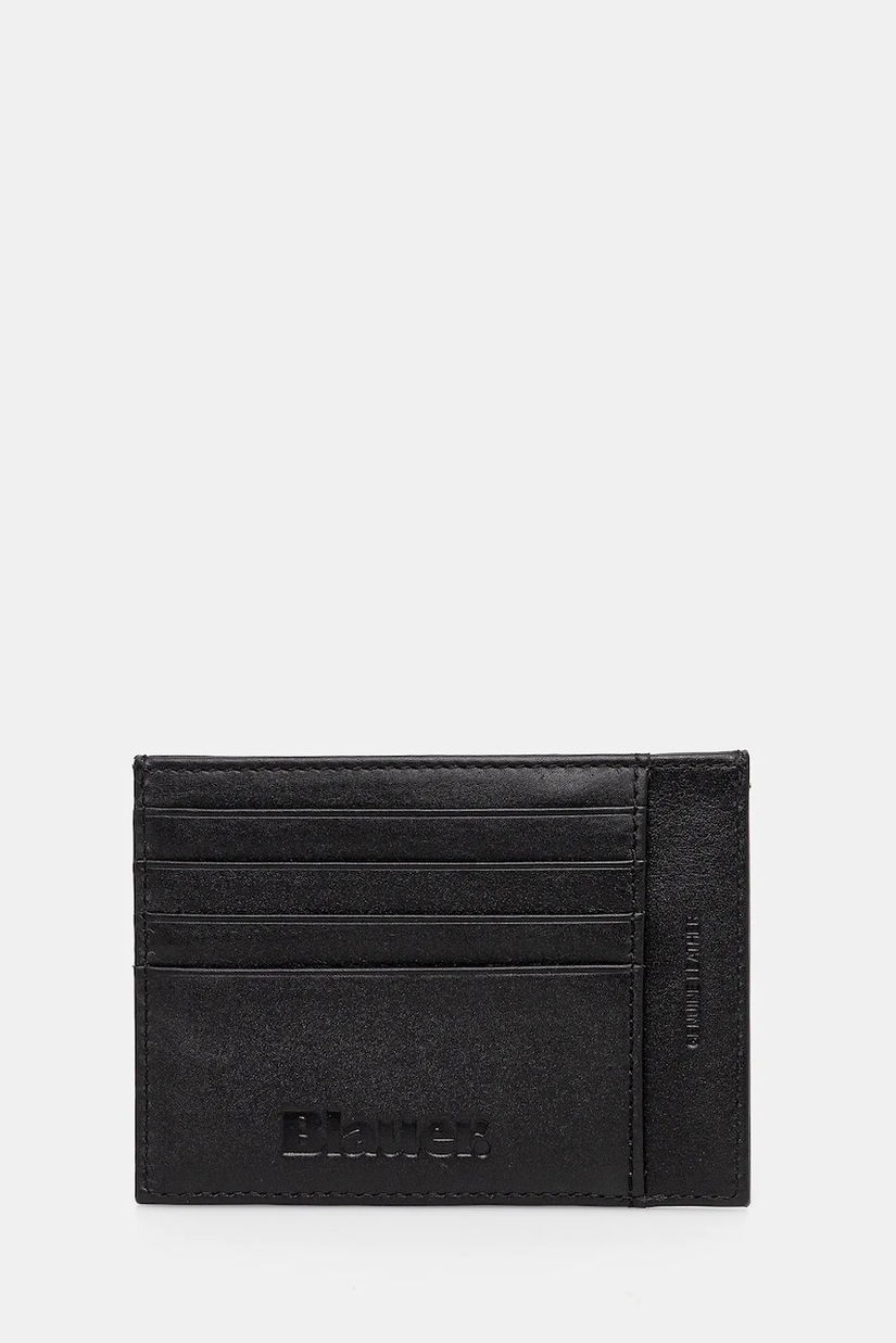 Blauer carcasă din piele culoarea negru, CPV01