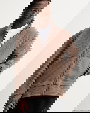 adidas Originals hanorac fleece Premium Essentials culoarea maro, uni, JW3510