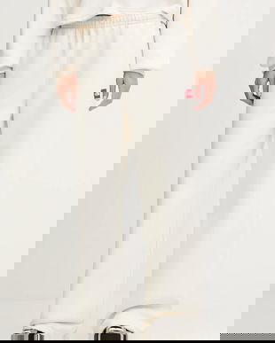 The North Face pantaloni de trening Redbox culoarea bej, uni, NF0A8EG2QLI1