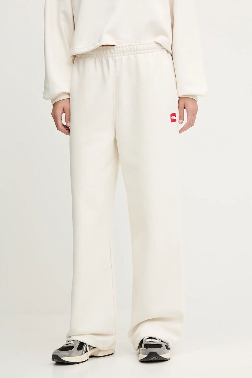 The North Face pantaloni de trening Redbox culoarea bej, uni, NF0A8EG2QLI1