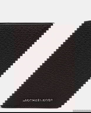 Michael Kors portofel de piele culoarea maro, 39F5LHDF0L