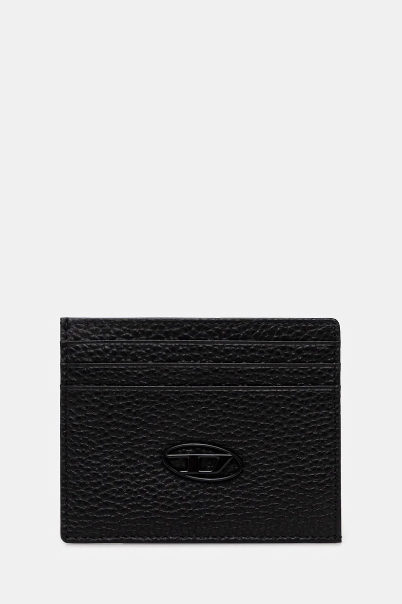 Diesel carcasă din piele HISSU EVO CARD CASE culoarea negru, X09018.P0685