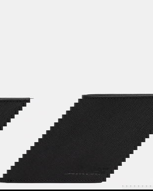 Blauer portofel de piele culoarea negru, TRIF01