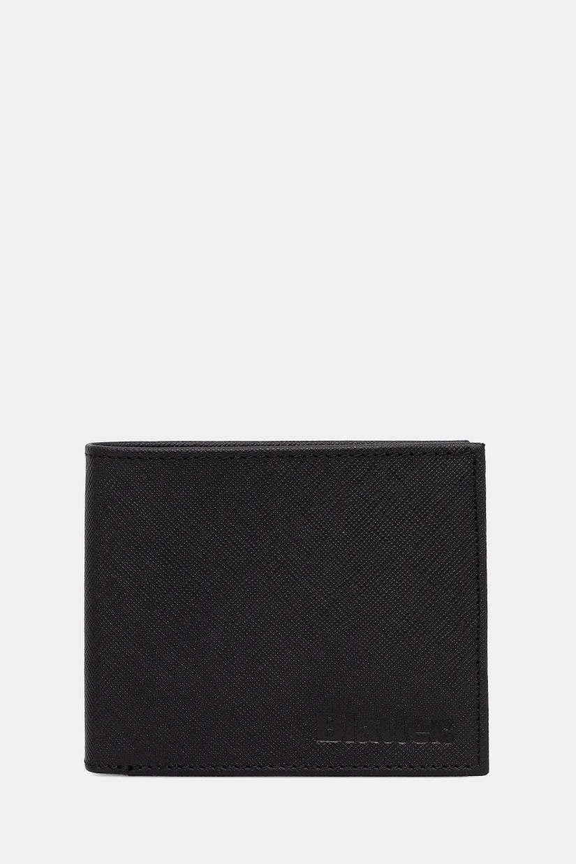 Blauer portofel de piele culoarea negru, TRIF01