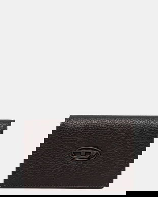 Diesel portofel de piele HISSU EVO HISSU EVO culoarea maro, X10385.P0685