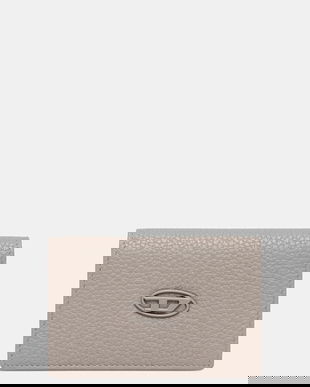 Diesel portofel de piele HISSU EVO HISSU EVO culoarea gri, X10385.P0685