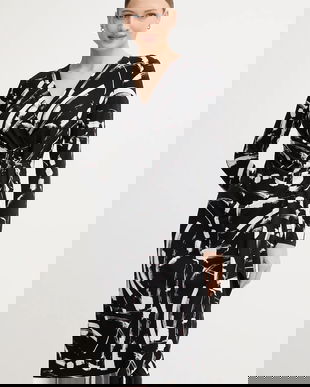 Joseph Ribkoff rochie culoarea negru, midi, drept, 254190