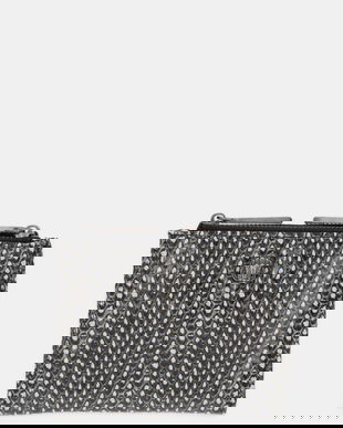 Kurt Geiger London portofel de piele MINI PURSE KENSINGTON culoarea negru, 4198701189