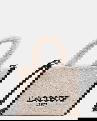 Lacoste poșetă culoarea bej, NF5116HX