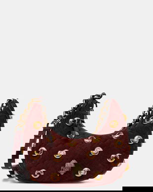 Kurt Geiger London poșetă de piele KENSINGTON culoarea bordo, 5014256289