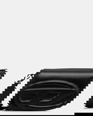 Diesel poșetă de piele 1DR 2.0 1DR culoarea negru, X10223.PR818