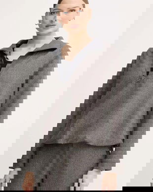 Mos Mosh bluză SOLEIA culoarea maro, 174090