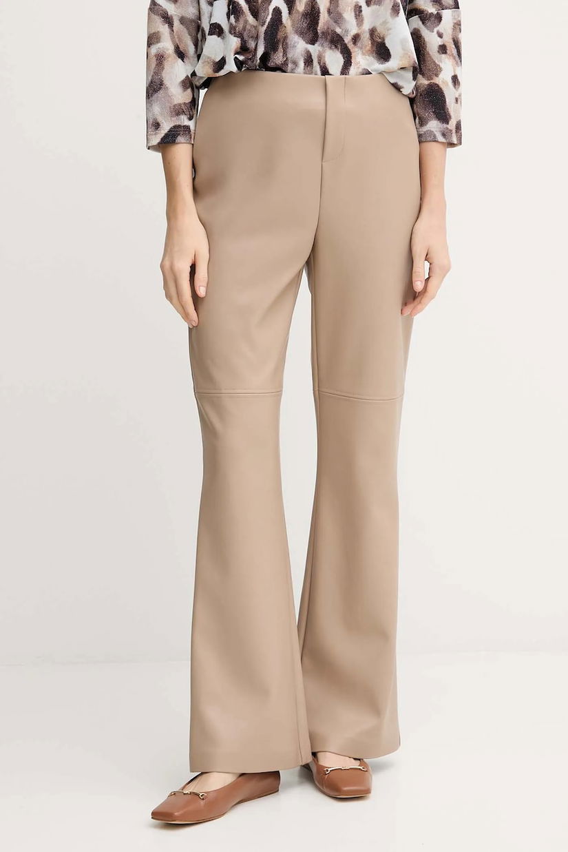 Joseph Ribkoff pantaloni culoarea bej, drept, high waist, 254044