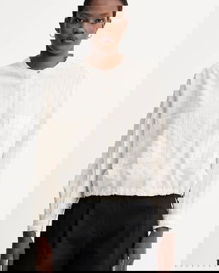 Sessun cămașă culoarea bej, relaxed, 25110007