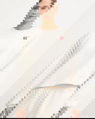 The North Face bluză Redbox culoarea bej, cu imprimeu, NF0A8EFYQLI1