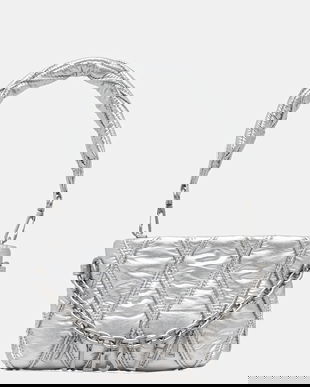 Diesel poșetă CHARM-D CHARM-D POUCH culoarea argintiu, X10286.P8240