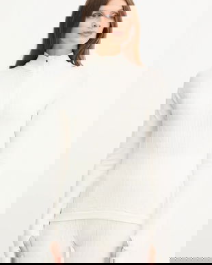 BOSS pulover din amestec de lână culoarea bej, light, cu turtleneck, 50544394