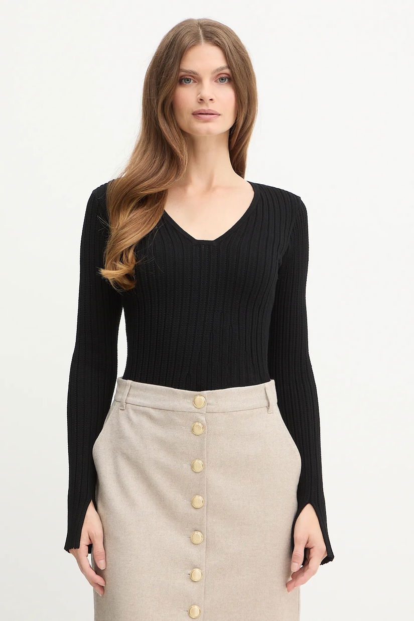 BOSS pulover culoarea negru, light, 50547913