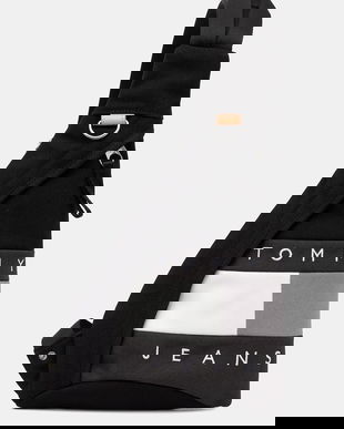 Tommy Jeans borsetă culoarea negru, AM0AM13703