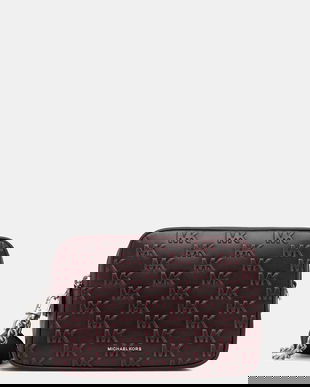 MICHAEL Michael Kors poșetă de piele culoarea bordo, 32F5TYTC6L