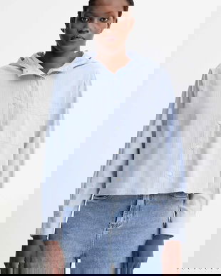 Marc O'Polo cămașă din bumbac cu guler stand-up, relaxed, 5000007030