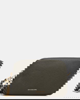 MICHAEL Michael Kors poșetă de piele culoarea negru, 32S5GYTC5L