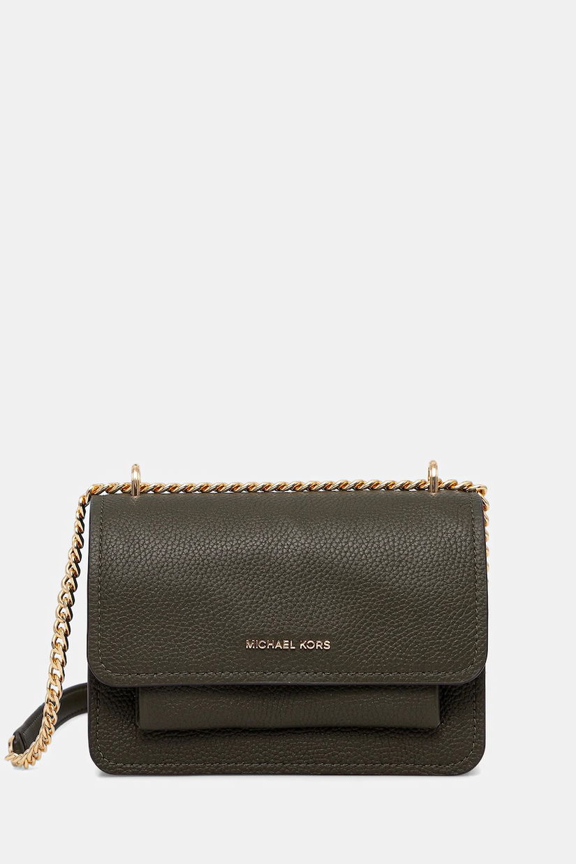 MICHAEL Michael Kors poșetă de piele culoarea bej, 32T4GC7C1T