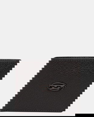 Diesel portofel de piele BI FOLD COIN S culoarea negru, X08844.P0685