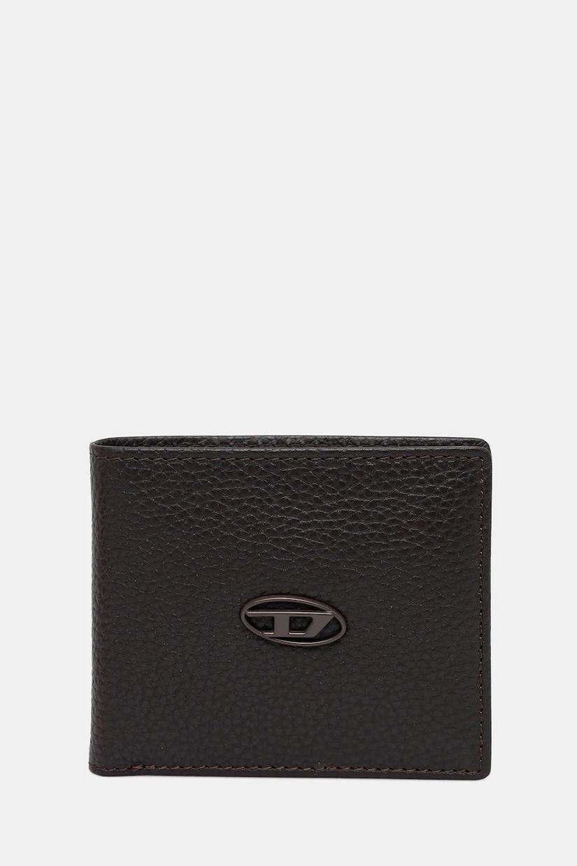 Diesel portofel de piele BI FOLD COIN S culoarea negru, X08844.P0685