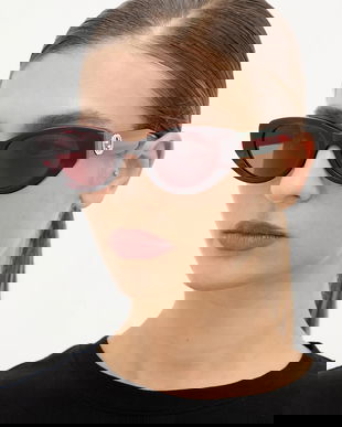 Gucci ochelari de soare femei, culoarea portocaliu, GG1862S