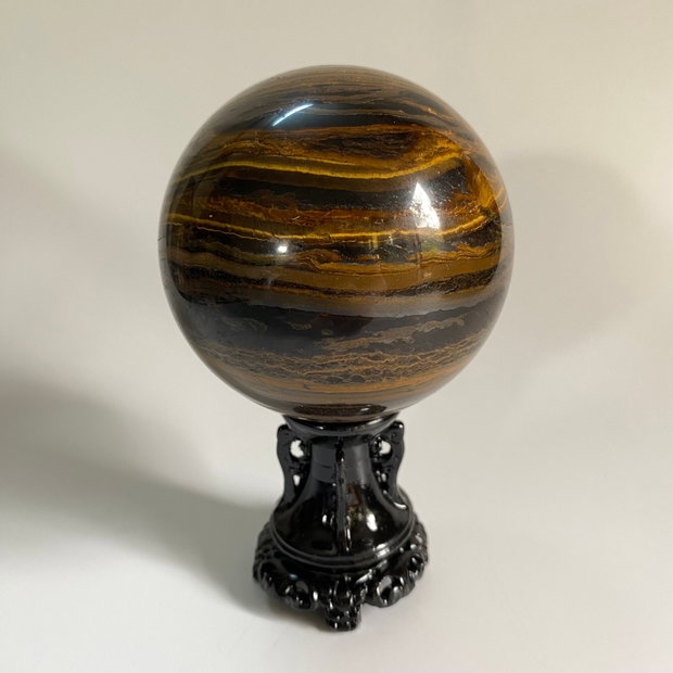 Ochi de Tigru cu Fier - sfera piatra semipretioasa
