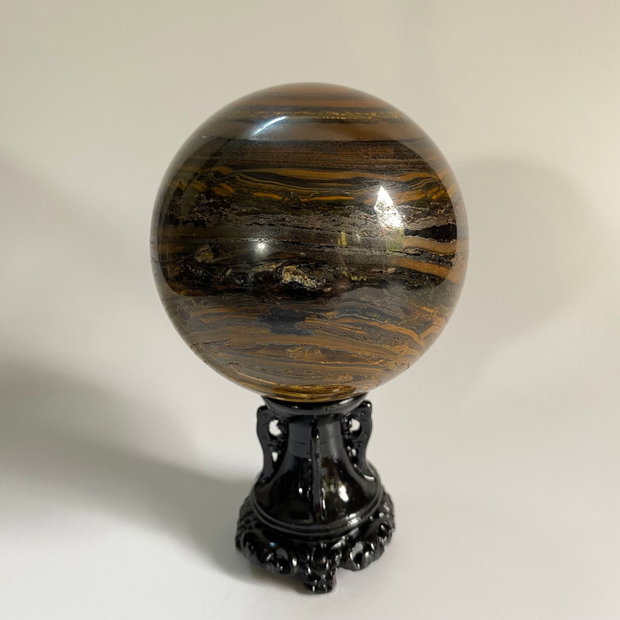 Ochi de Tigru cu Fier - sfera piatra semipretioasa