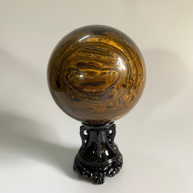 Ochi de Tigru cu Fier - sfera piatra semipretioasa