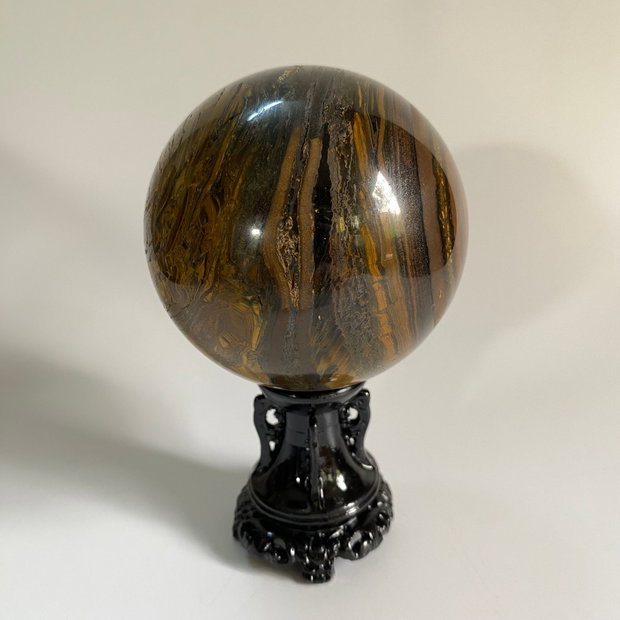 Ochi de Tigru cu Fier - sfera piatra semipretioasa