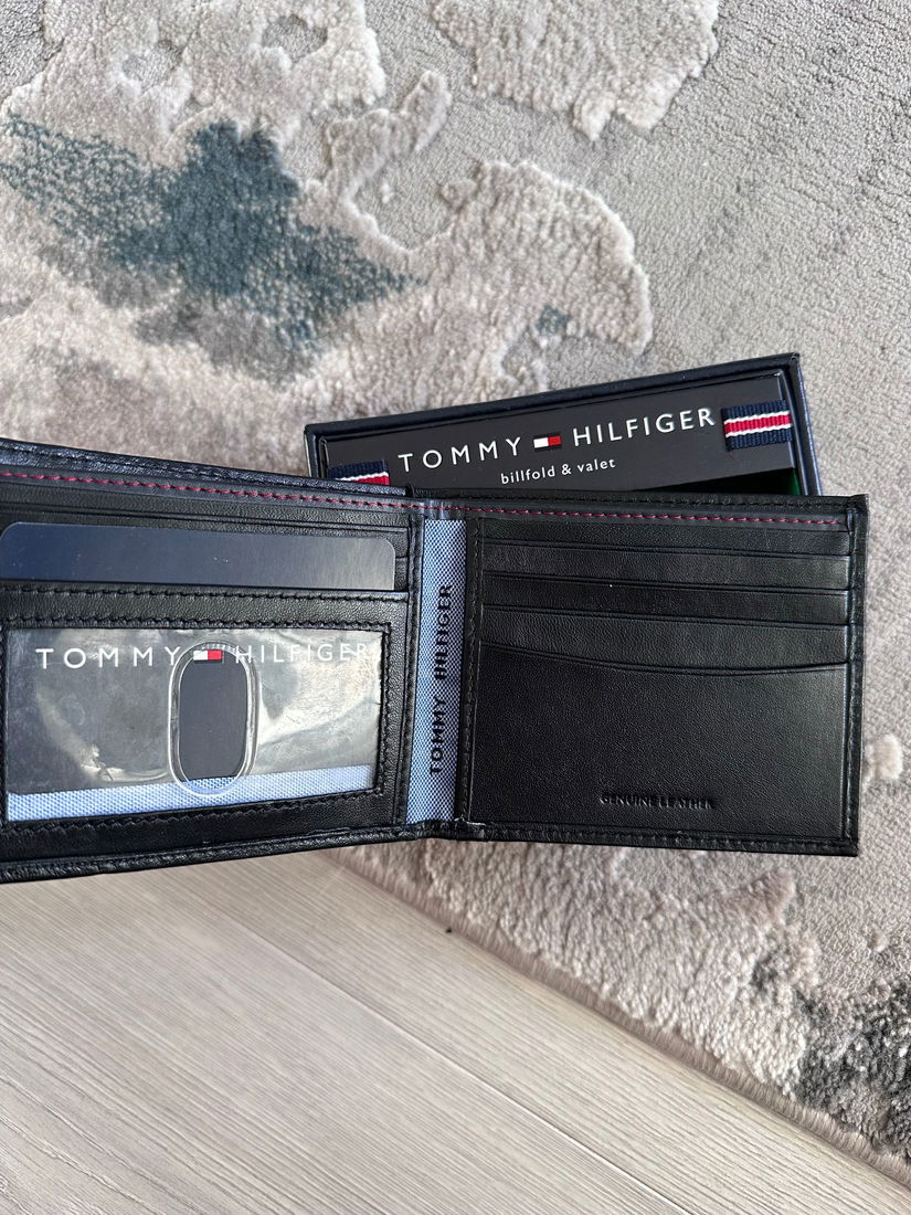 Portofel nou original Tommy Hilfiger piele naturala