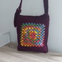 Sacoșă tote bag shopper crosetata manual captusita