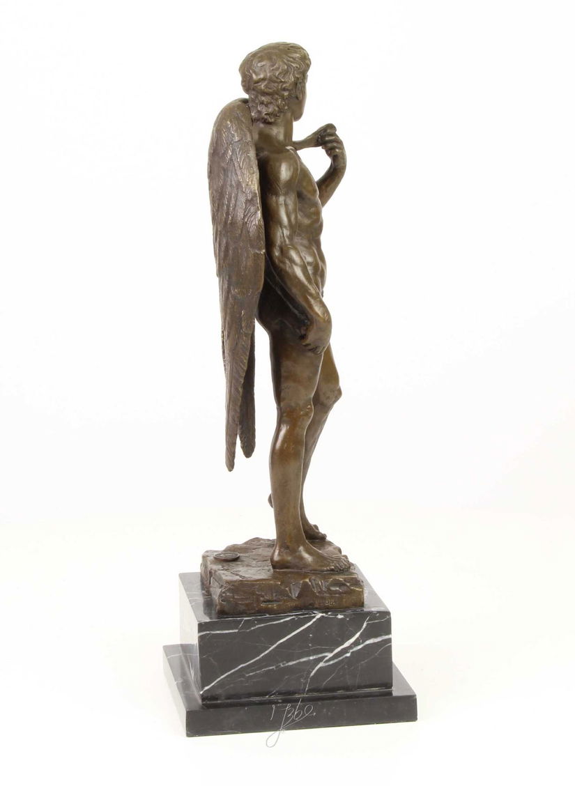 David inaripat-statueta din bronz cu soclu din marmura