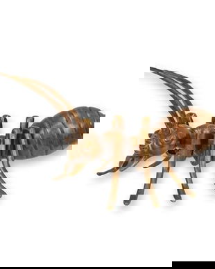 Furnica-statueta din bronz masiv