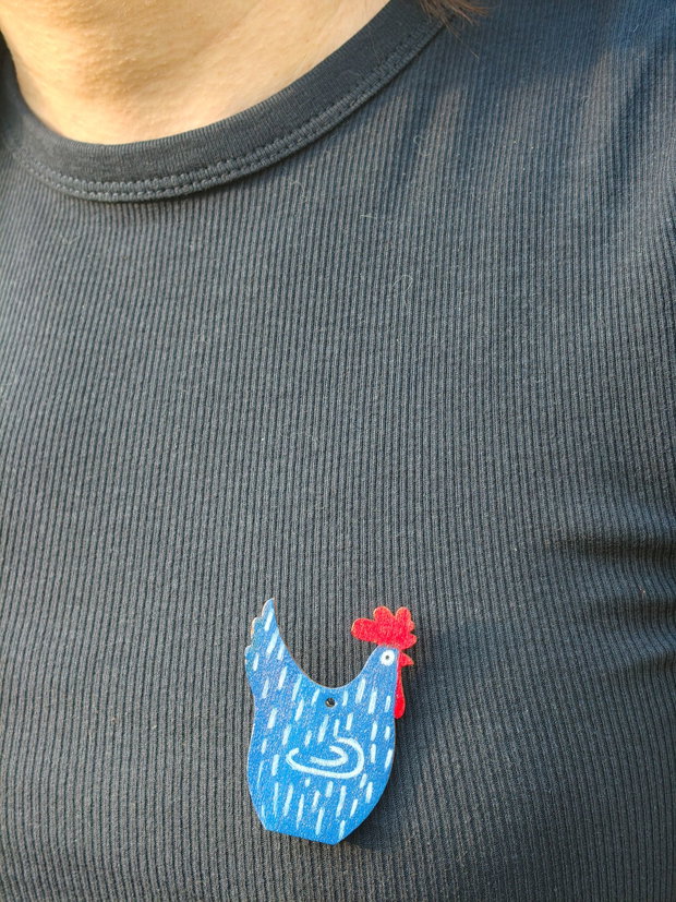 Broșă cocoș