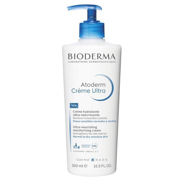 Crema de corp Bioderma Atoderm pentru piele uscata si foarte uscata, 500 ml