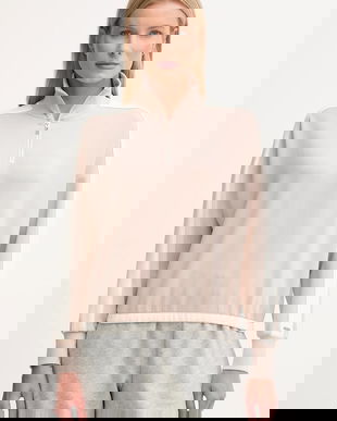 BOSS bluză lounge culoarea bej, uni, 50550718